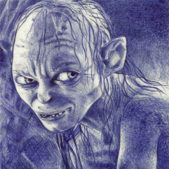 sylvaine merlet  gollum